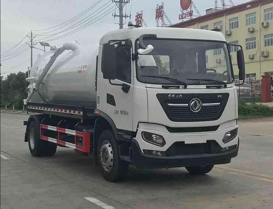 东风天锦国六HDW5180GXWD6型吸污车